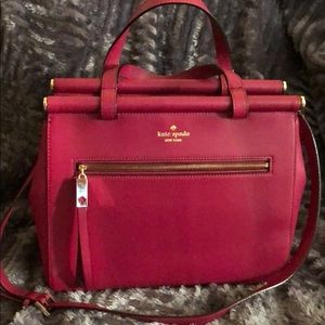 Kate Spade purse burgundy